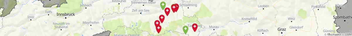 Kartenansicht für Apotheken-Notdienste in der Nähe von Muhr (Tamsweg, Salzburg)